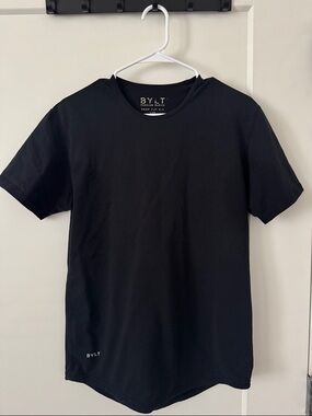 BYLT Basics Black Short-Sleeve Crew Tee